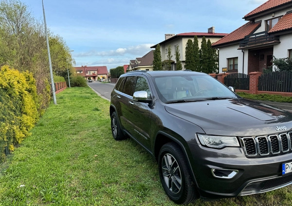 Jeep Grand Cherokee cena 115000 przebieg: 61495, rok produkcji 2019 z Września małe 92